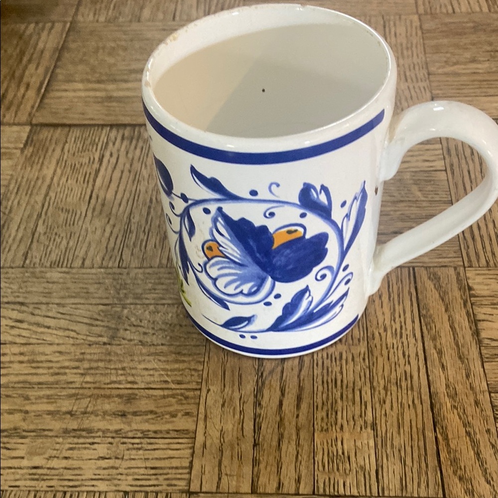Deruta Style Ceramic Mug